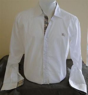 newly listed burberry long sleeve mens shirt size l from