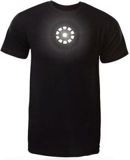 iron man tony stark led light up t shirt large black