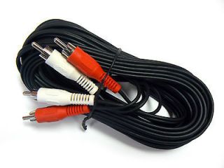 25ft stereo audio rca cable m m one day shipping
