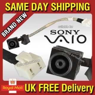 SONY Vaio PCG 7154M, VGN NS20E DC Power Jack Wire Cable Harness Socket 
