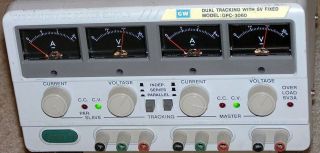 Instek GW CVCC Power Supply EXC Dual Tracking 0 60VDC 0 12Amps GPC 