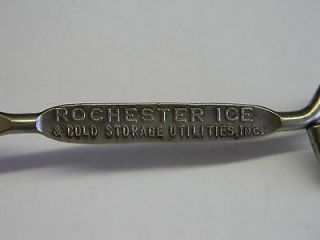 Vintage Rochester Ice Inc Metal Ice Pick & Bottle Opener Early 