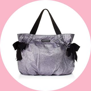   Juicy Couture Stardust Party Glow Glitter Freja Tote Bag Handbag Purse