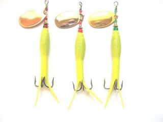   Flying C Spinners   French Blade   Eagle Claw Hooks 20g   Salmon Lures