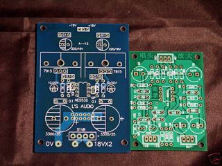 mm phono stage pcb with power supply bare pcb board