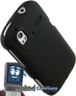 NEW RUBBERIZED BLACK HARD CASE COVER FOR TMOBILE HTC AMAZE 4G PHONE