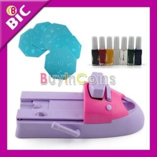 nail art colors polish kit stamper diy printer machine from hong kong 