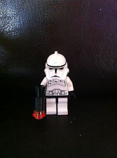 LEGO STAR WARS EP3 White Clone Trooper 7655 7261 Mini Figure REAL RARE
