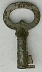 Antique Steamer Trunk Key Eagle Lock Company No. 29 Eagle # 29 
