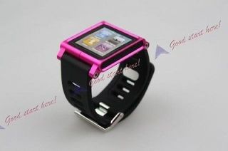 Rose New Watch Band Wrist Cover Case Blade Aluminum For iPod Nano 6 