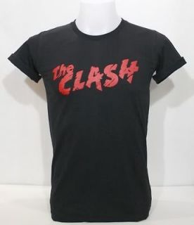 The Clash Black T Shirt Joe Strummer British Punk Rock Dub Funk 