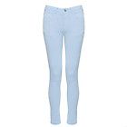 new womens pastel blue skinny fit pocket jean size 8