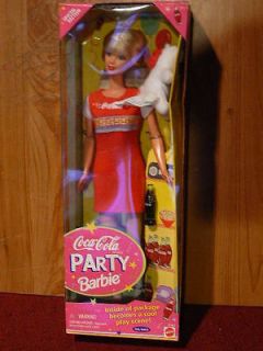 barbie special edition coca cola mattel 1998 time left $