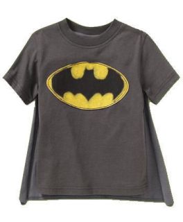 New NWT Baby Gap Junk Food Batman Superhero Short Sleeve Shirt with 