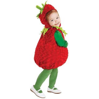 Belly Babies Strawberry Toddler Girls Cute Plush Halloween Costume