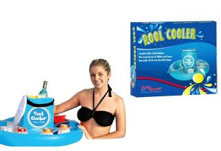 POOL COOLER  FLOATING ICE COLD DRINKS AT THE SWIMMING POOL, SPA OR 