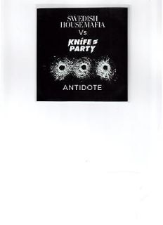 SWEDISH HOUSE MAFIA Vs KNIFE PARTY ANTIDOTE RARE AMERICAN 5 REMIX CD 