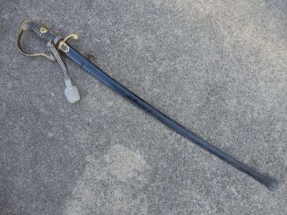 WWI Imperial German Triple Etched Sword w/ Knot   BEAUTY!!!