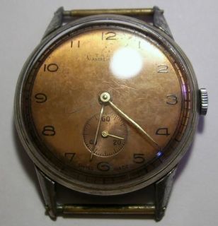 Very Rare Mens TALIA Vintage Ancre 15 Rubis Swiss made Wrist Watch 15 