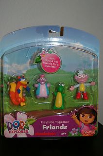 Dora the Explorer Dora & Me Dollhouse Figures Swiper Boots Isa & Tico 