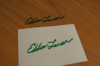 eddie lawson signature decal green from united kingdom time left