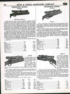 1951 ad weaver mossberg telescopic gun rifle sights time left