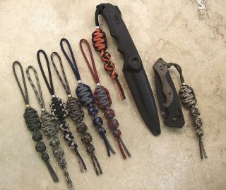 paracord lanyard custom made for busse knife c1 time left