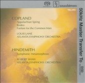 Copland Appalachian Spring Rodeo Fanfare for the Common Man Hindemith 