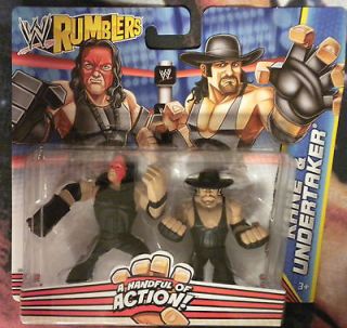 WWE Rumblers KANE & THE UNDERTAKER 2 Pack New Mattel MOC Brothers of 