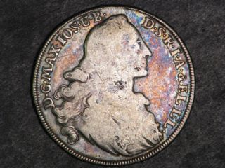 germany bavari a 1769a 1 thaler silver crown # x211