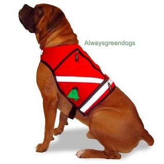 Reflective Dog Safety Vest, Service Dog suitable, Bag Dispenser, 30 50 