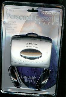 new emerson personal cassette player ew71  39