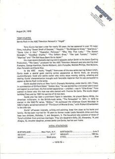 1978 abc biography press release tony curtis 
