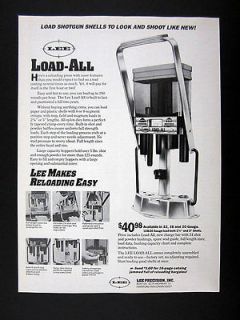 Lee Precision Load All Shotshell Reloading Press 1985 print Ad 