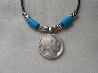 BUFFALO NICKEL COIN NECKLACE (Wear a piece of History) NICE L 