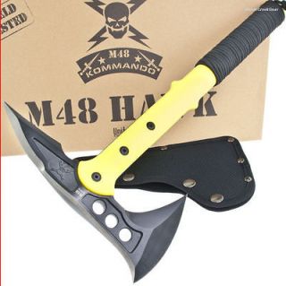   Knives M48 Kommando Survival Rescue Tomahawk/Hatch​et/Axe Yellow
