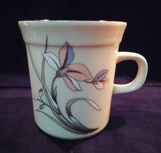 TOWNECRAFT Geisha Flower Beige Coffee Cup Mug Genuine Stoneware Made 