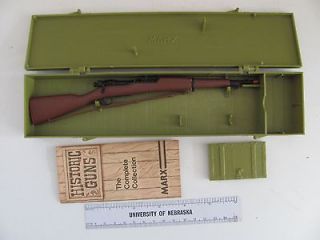 Marx Miniature Historic Gun Springfield Model 1903 with Case