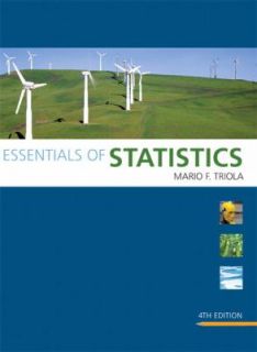   of Statistics by Mario F. Triola 2010, Paperback, New Edition