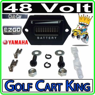48 Volt Golf Cart Digital LED Battery State of Charge Indicator Meter
