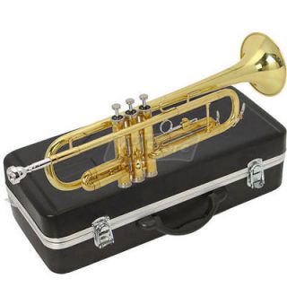 brand new bb trumpet gold with mouthpiece case time left
