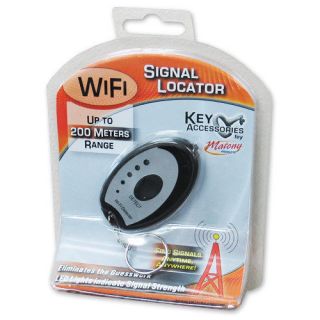 wifi signal detector locator led flashlight key chain time left