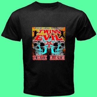 Twins of Evil Tour Rob Zombie & Marilyn New CD Ticket Tour Tee T 