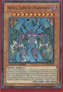 3x Yugioh LC02 EN003 Raviel, Lord of Phantasms Ultra Rare Card
