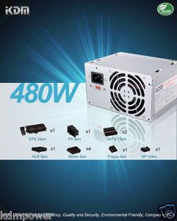 NEW 480W POWER SUPPLY for Gateway G Series GT5622 Replace/Upgrade