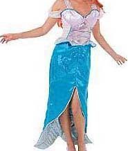 NWT! DISNEY STORE Princess ARIEL Mermaid Fancy Dress Women COSTUME 