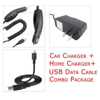   Nuvi 1100LM 1200 1250 1260T 1300 GPS Car Home Charger+USB Data Cable