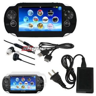   Skin Case Cover+Wall Charger+Film+H​eadset For Sony PlayStation Vita