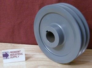 2AK20 x 5/8 Two groove vbelt sheave pulley 2.00 OD with 5/8 