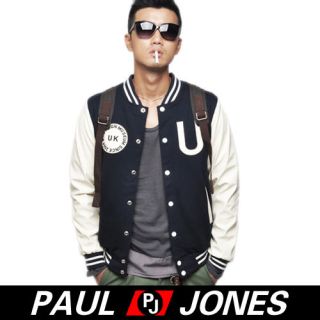 PJ Mens Casual Baseball/Varsi​ty Jacket College Coat Sportswear 